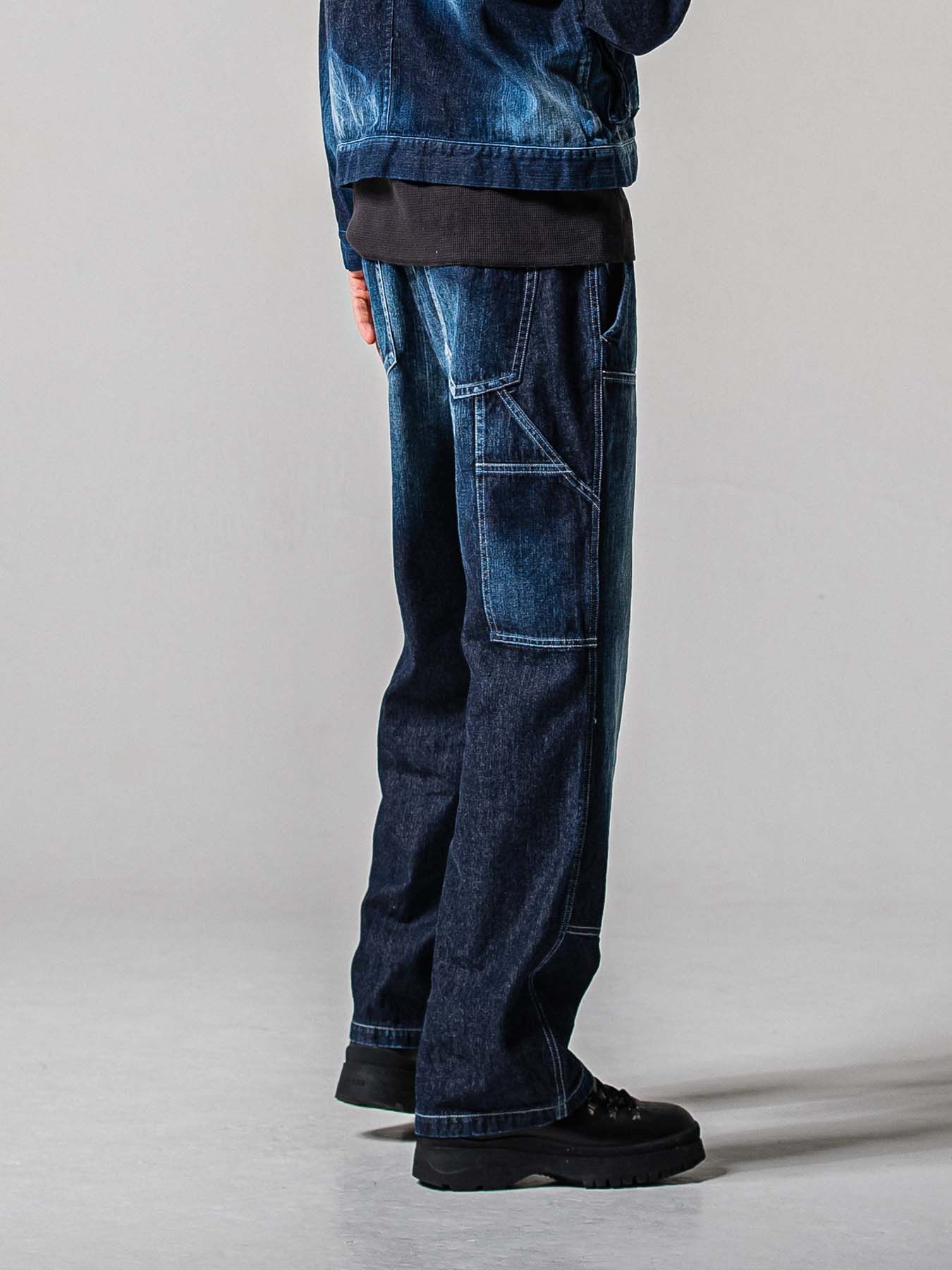 【予約品 11月16日(日) 締切】DOUBLE KNEE PT / ダブルニーワークパンツ / ダークインディゴ