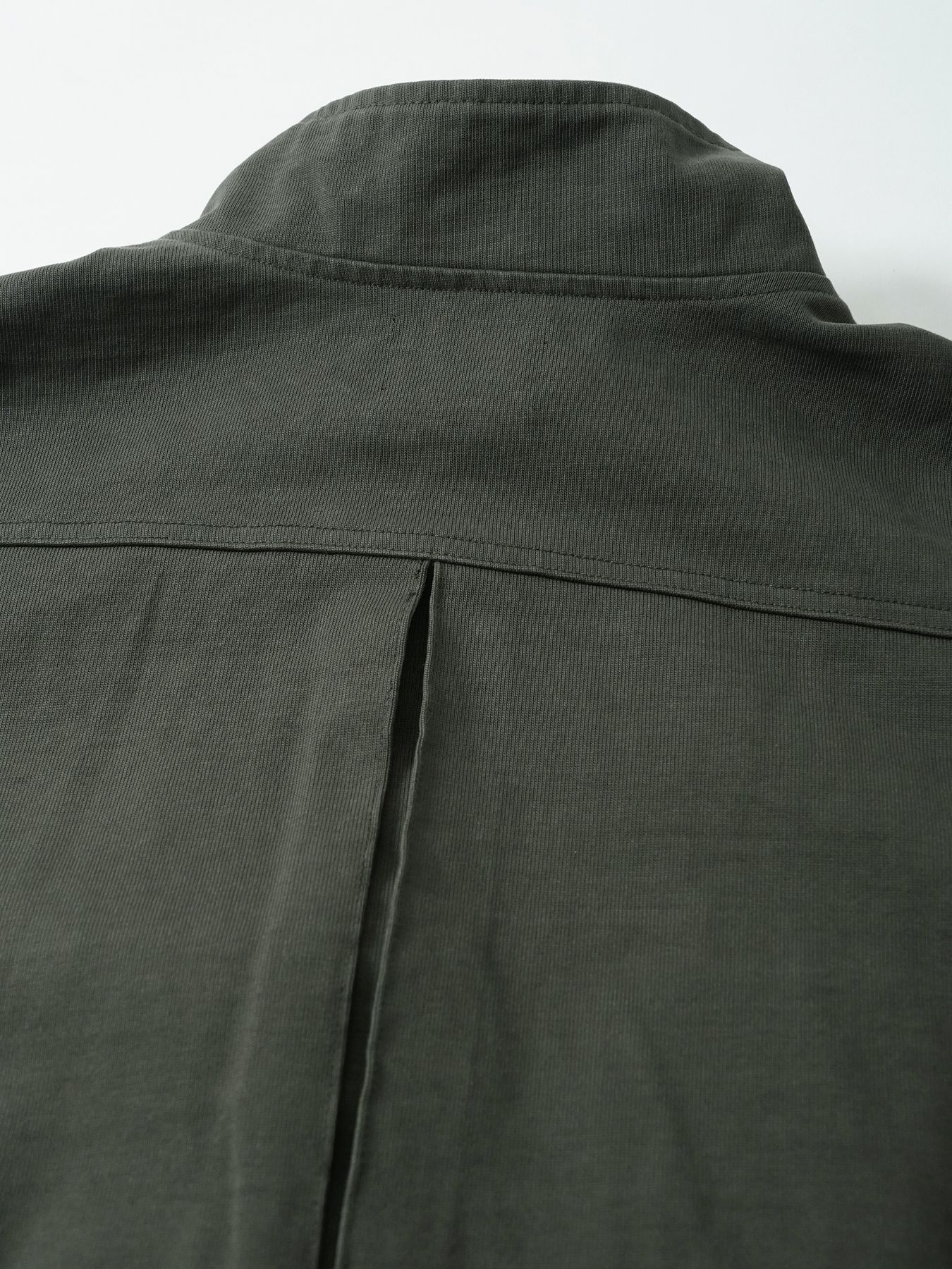 【予約品 5月6日(水) 締切】MOLD-SWEATJACKET / スタンドブルゾン / チャコール