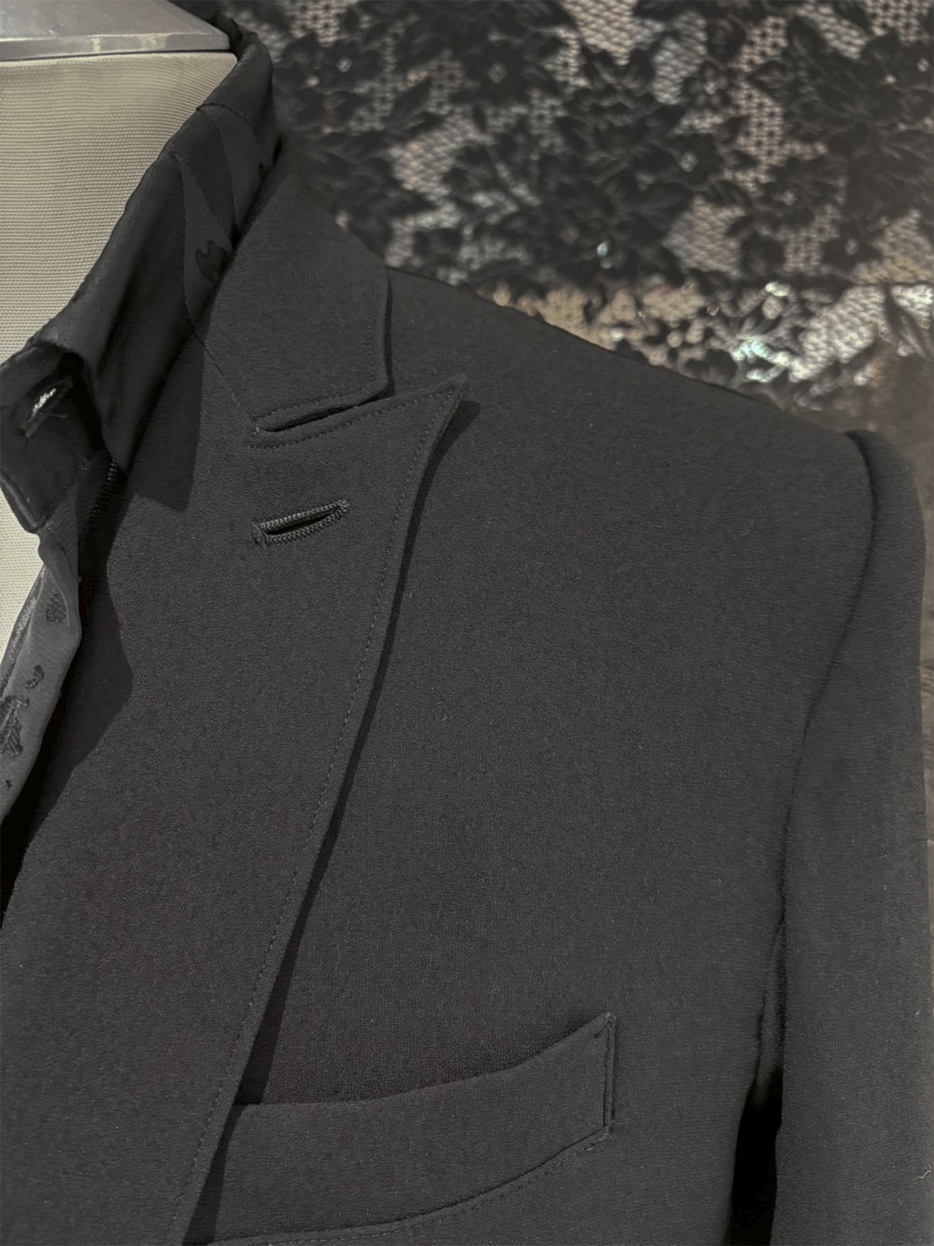 【予約品 1月4日(日) 締切】Short Peacked Jacket / ショートピークドジャケット / ブラック