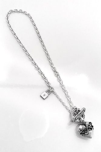 《受注生産》 HEART NECKLACE T-BAR ネックレス 【GOD SIZE】 注文から2～3週間後入荷予定