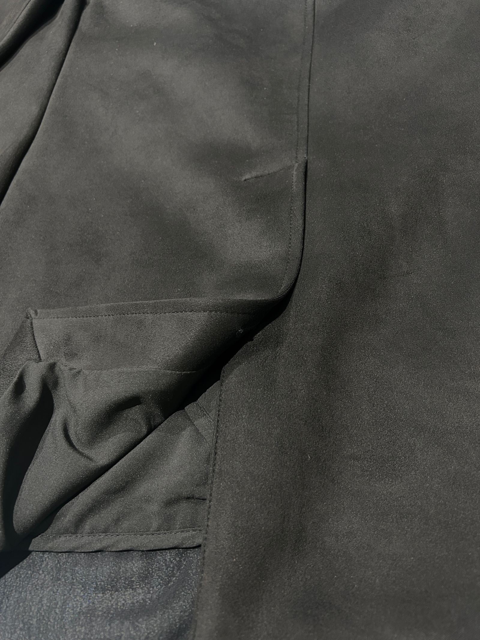 ベストライナー付き スタンドコート撥水性 ブラック【NICOLE CLUB FOR MEN】