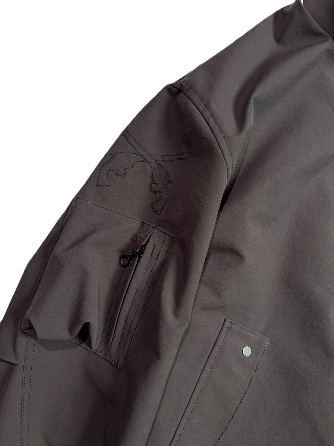 【予約品 3月9日(月) 18:00 締切】STRETCH ZIP JKT / ストレッチ ジップ ジャケット / グレー