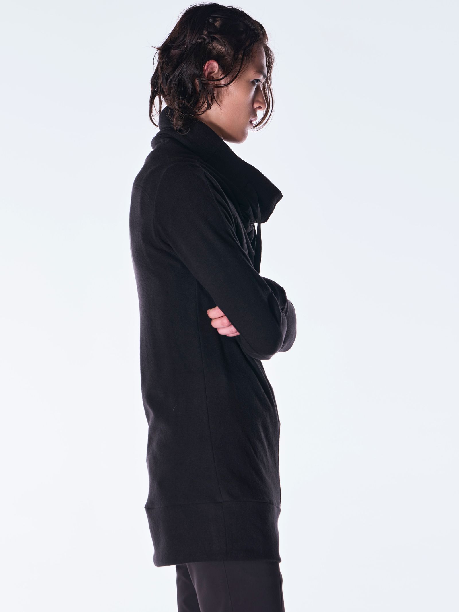【予約品 6月29日(月) 締切】Heat Tech Jersey Loose Neck Pull Over / ルーズネック プルオーバー / ブラック