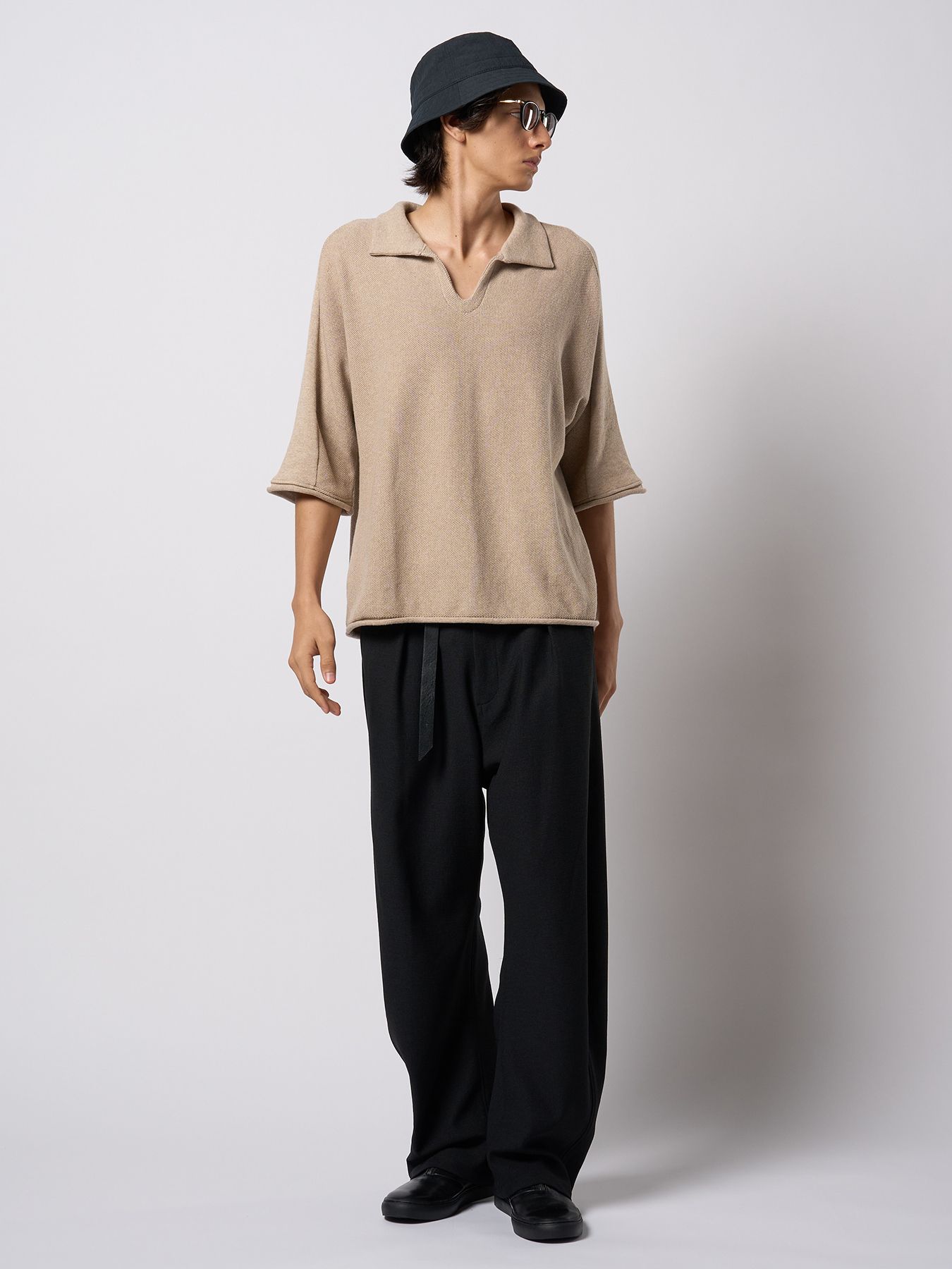 【予約品 9月23日(火) 締切】front zip bootie / フロントジップ ブーティー / ブラック