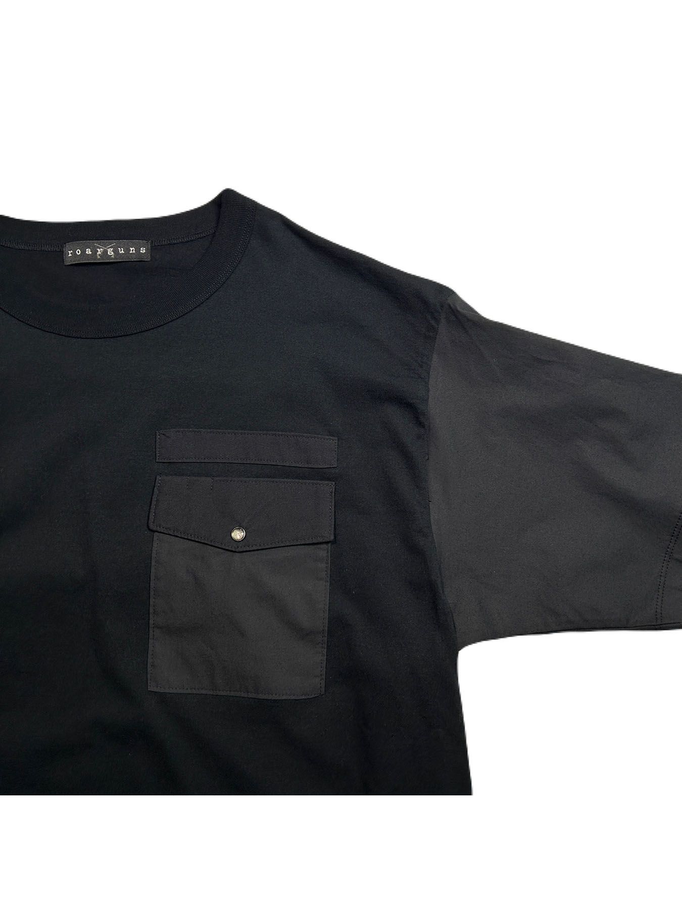 【予約品 8月10日(日) 締切 】EAGLE EMB S/S T / イーグルエンボス Tシャツ / 刺繍 ブラック