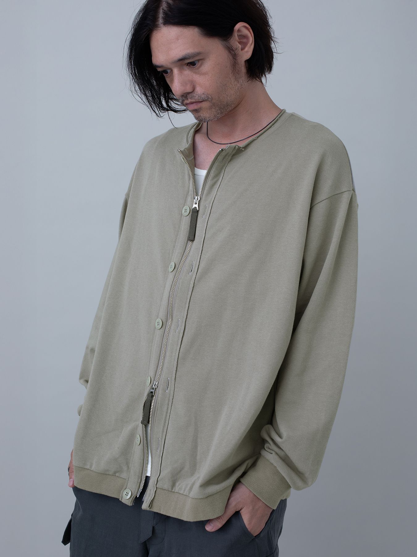 【予約品 10月26日(日) 締切】LINERCARDE / カーディガン / GRAY
