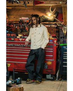 【予約品 3月9日(月) 18:00 締切】CORDUROY SH / コーデュロイ シャツ オフホワイト クロスガンパッチ / [26FGS-02A]