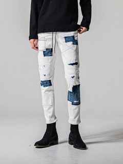 【予約品 11月16日(日) 締切】MICK DENIM JERSEY / ミック デニムジャージ / ホワイトリメイク