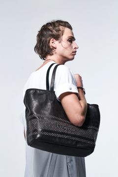 StudsLeatherToteBag / ブラック 【kiryuyrik】