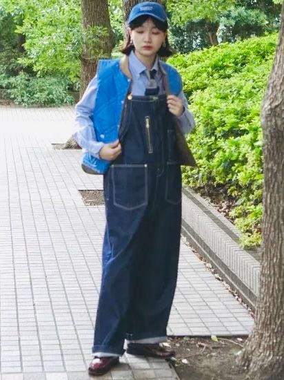 デニムダックオーバーオール made in Japan
