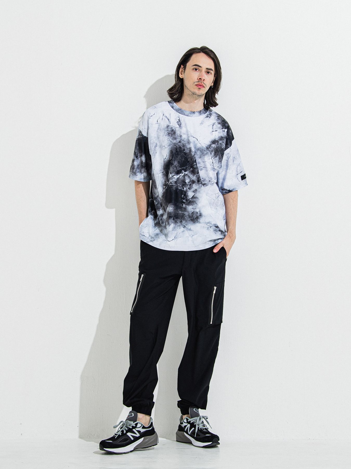 【予約品 】DAVID NYLON CARGO PANTS / デヴィッドナイロンカーゴパンツ / ブラック