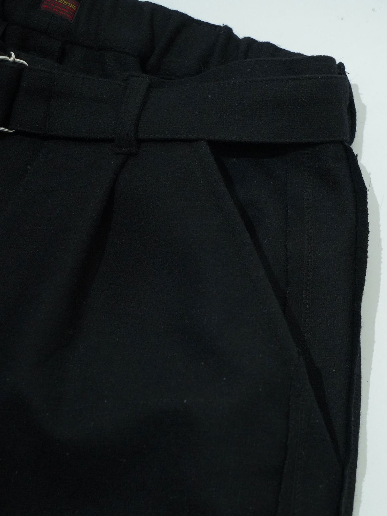 【予約品 6月2日(月) AM10時 締切】Sporuge / ワイドトラウザーズ / ブラック