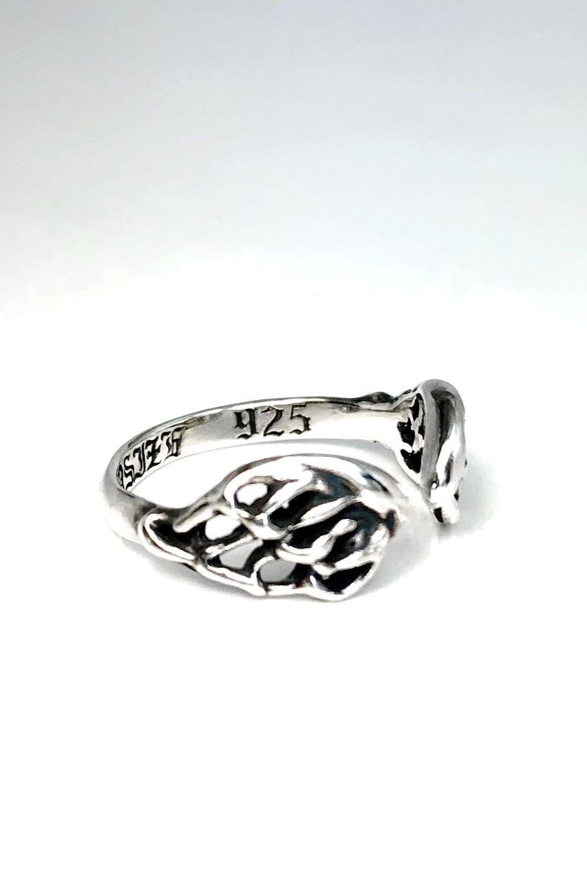 《受注生産》 FEATHER RING リング 【GOD SIZE】 注文から2～3週間後入荷予定