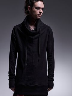 【予約品 7月13日(日) 締切】Loose High Nack / ヒートテックジャージー ルーズハイネック / ブラック