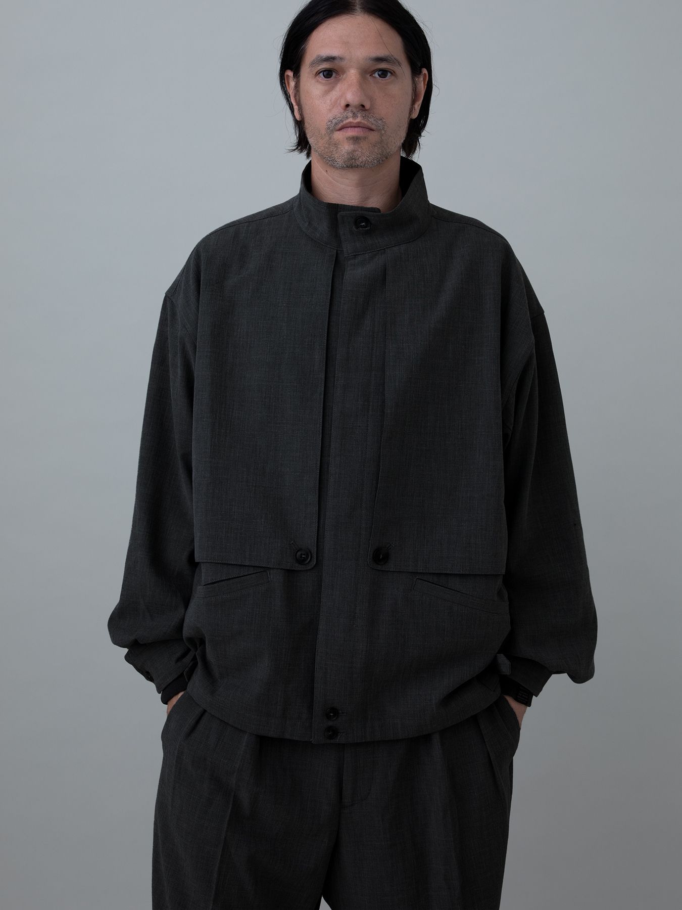 【予約品 10月26日(日) 締切】TRENCHSWINGTOP / トレンチスイングトップ / moku.CHARCOAL