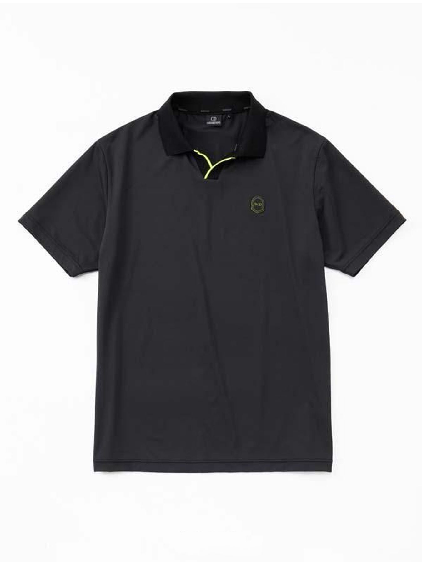FRASH SKIPPER POLO / フラッシュ スキッパー ポロ / ブラック【SY32 by SWEET YEARS GOLF】