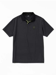 FRASH SKIPPER POLO / フラッシュ スキッパー ポロ / ブラック【SY32 by SWEET YEARS GOLF】