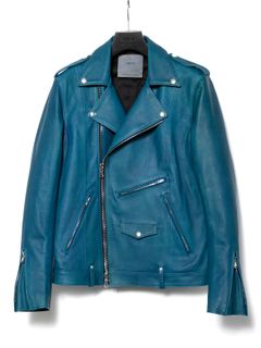 【予約品 10月12日(日) 締切】Hybrid Vegetable Tanned Calfskin Garment Burning Dyed Double Riders / ハイブリッド タンニン鞣し カーフスキン 燃焼製品染めダブルライダース / ROM