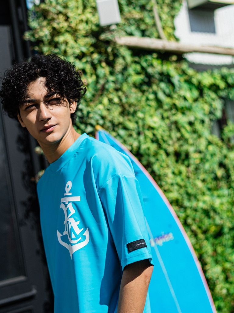 《予約品3月3日18：00締め》 anchor RCl RUSH OVER T / ラッシュガードTシャツ / ブルー