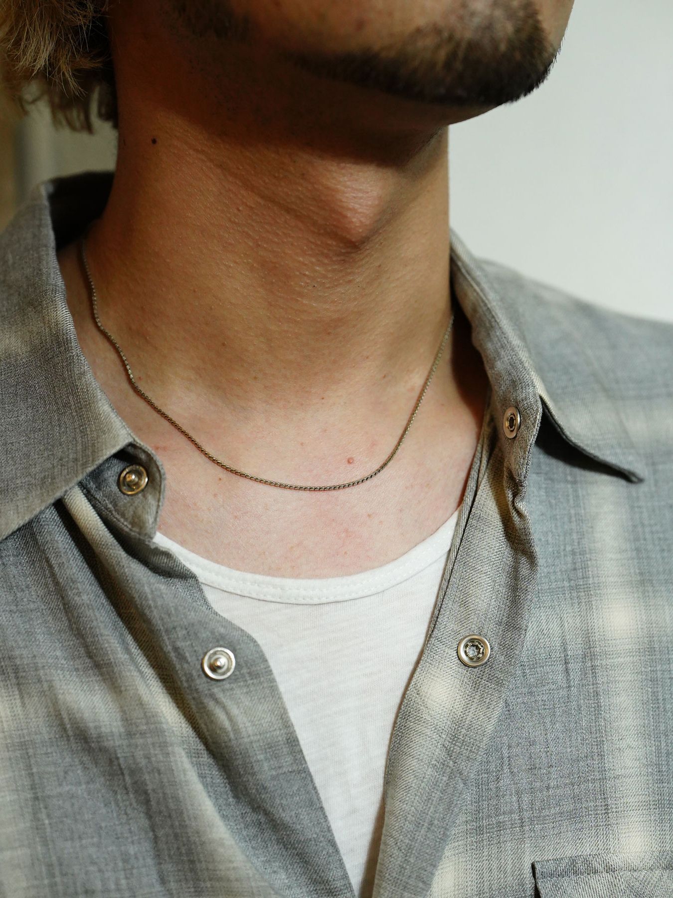 【予約品 5月27日(水) 締切】DRAGONSCALES NECKLACE narrow / チェーンネックレス / シルバー