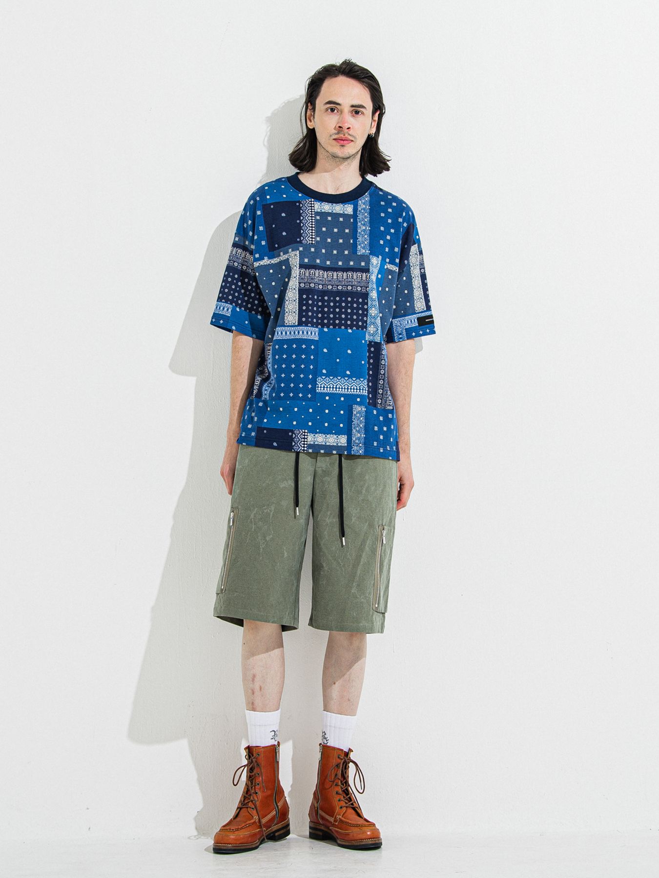 【予約品 】DAVID CARGO HALF PANTS / デヴィッドカーゴハーフパンツ / ヴィンテージカーキ
