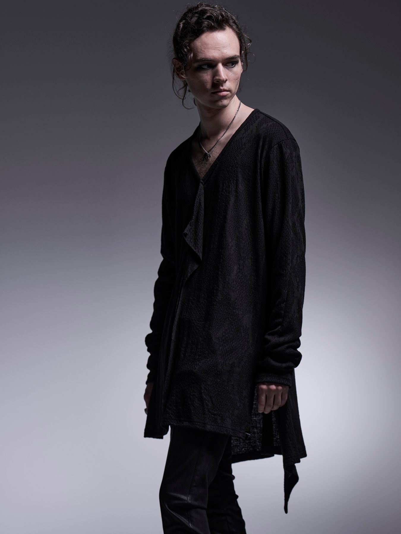 【予約品 7月13日(日) 締切】Flare Frill T-Shirt / フレアフリルTシャツ / ブラック