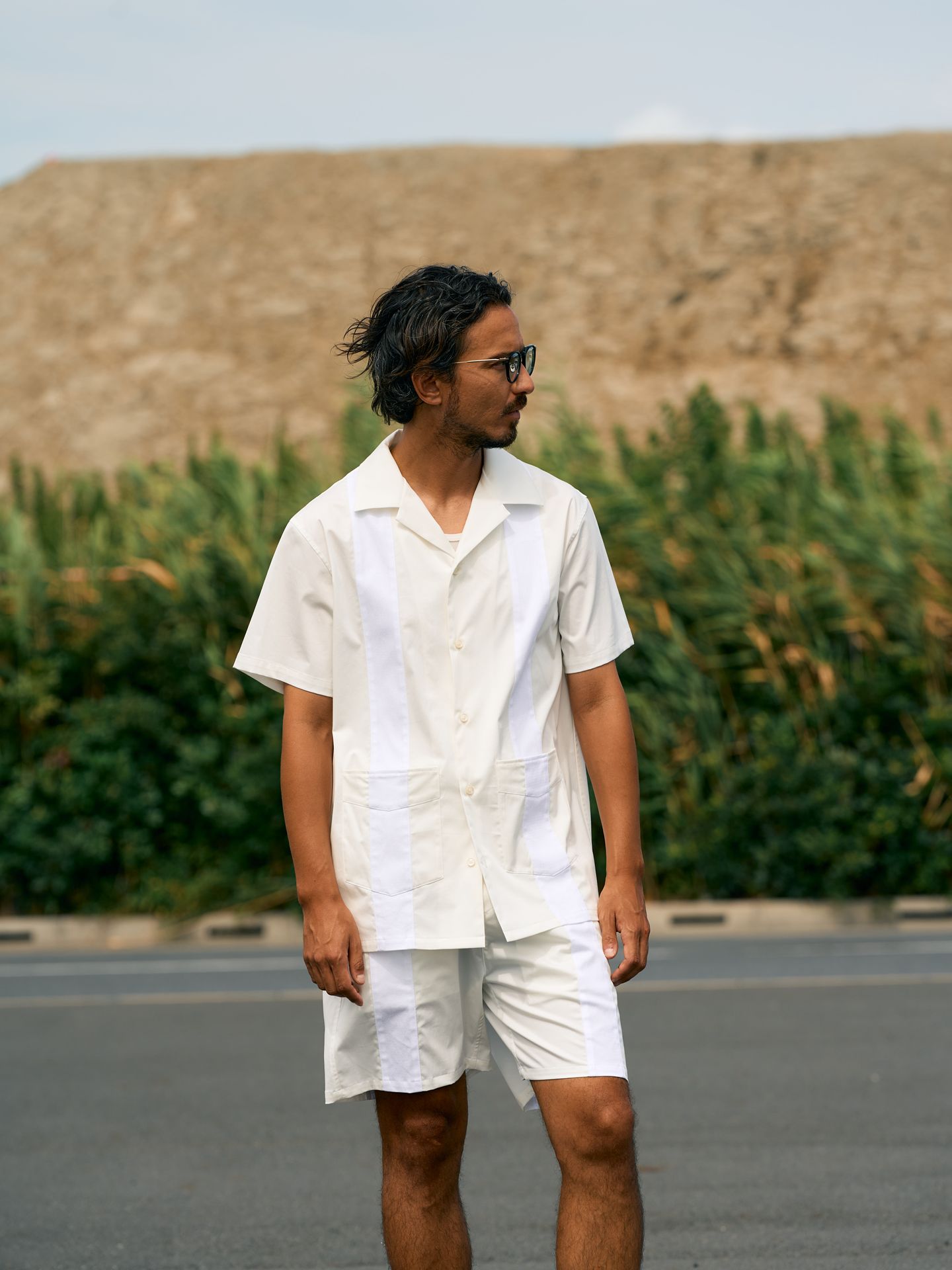 【予約品9月19日 10時締め】 cuba shirt / キューバシャツ / ホワイト