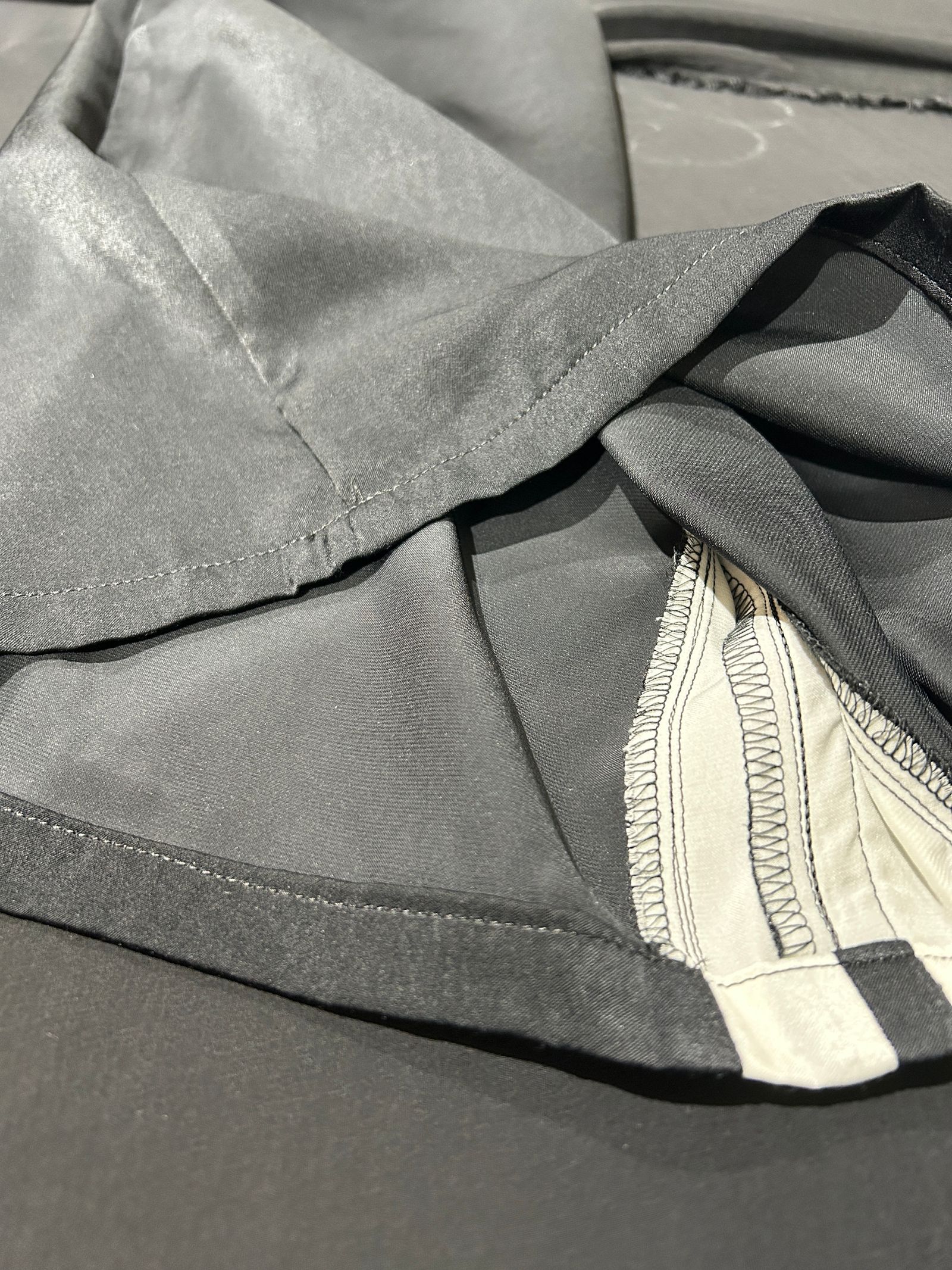 【予約品 5月18日(日) 締切】Line Wide Slacks / ラインワイドスラックス / ブラック&ホワイトライン