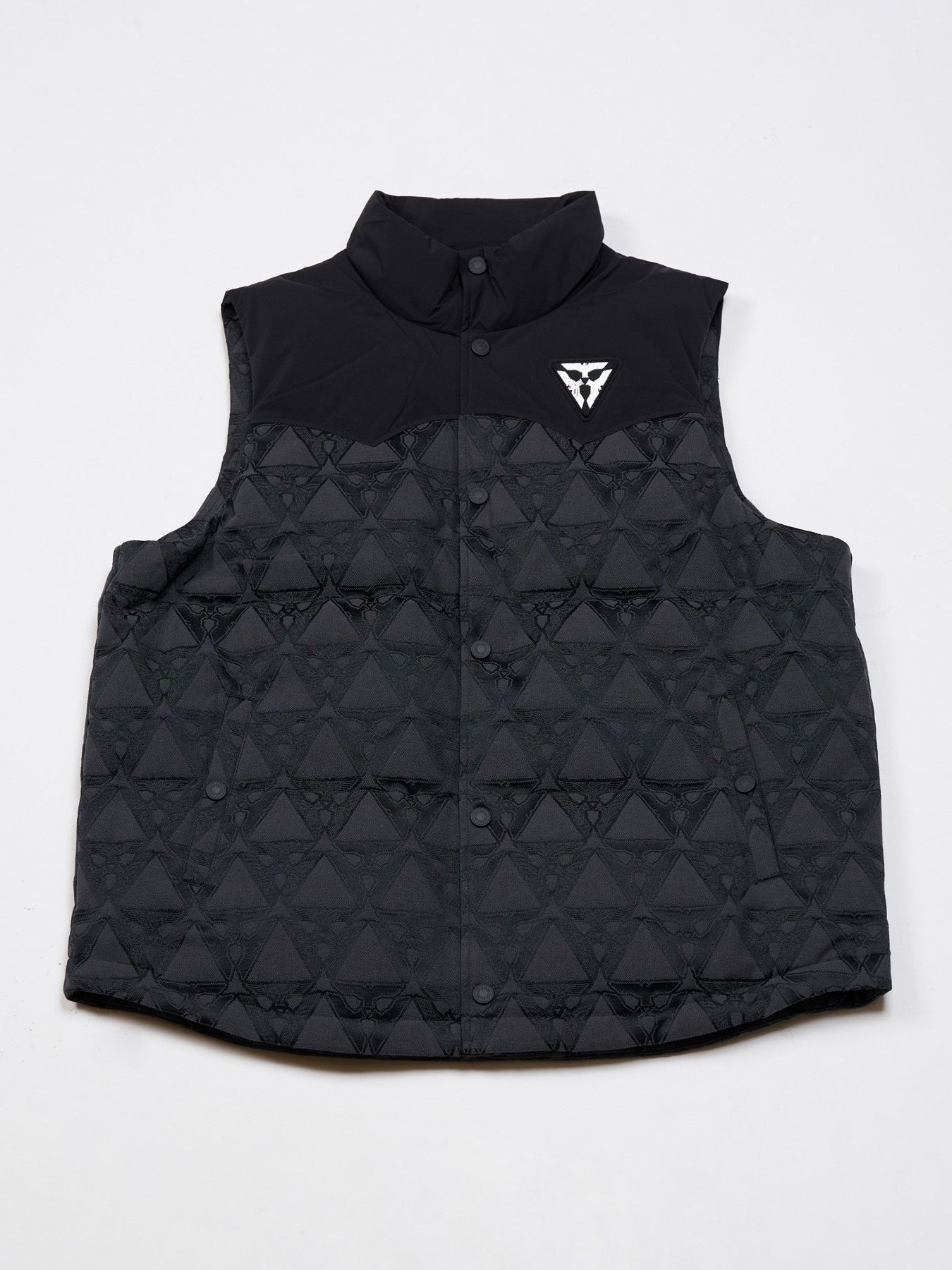 EAGLE "TRIANGLE" JACQUARD DOWN VEST / ダウンベスト / ブラック