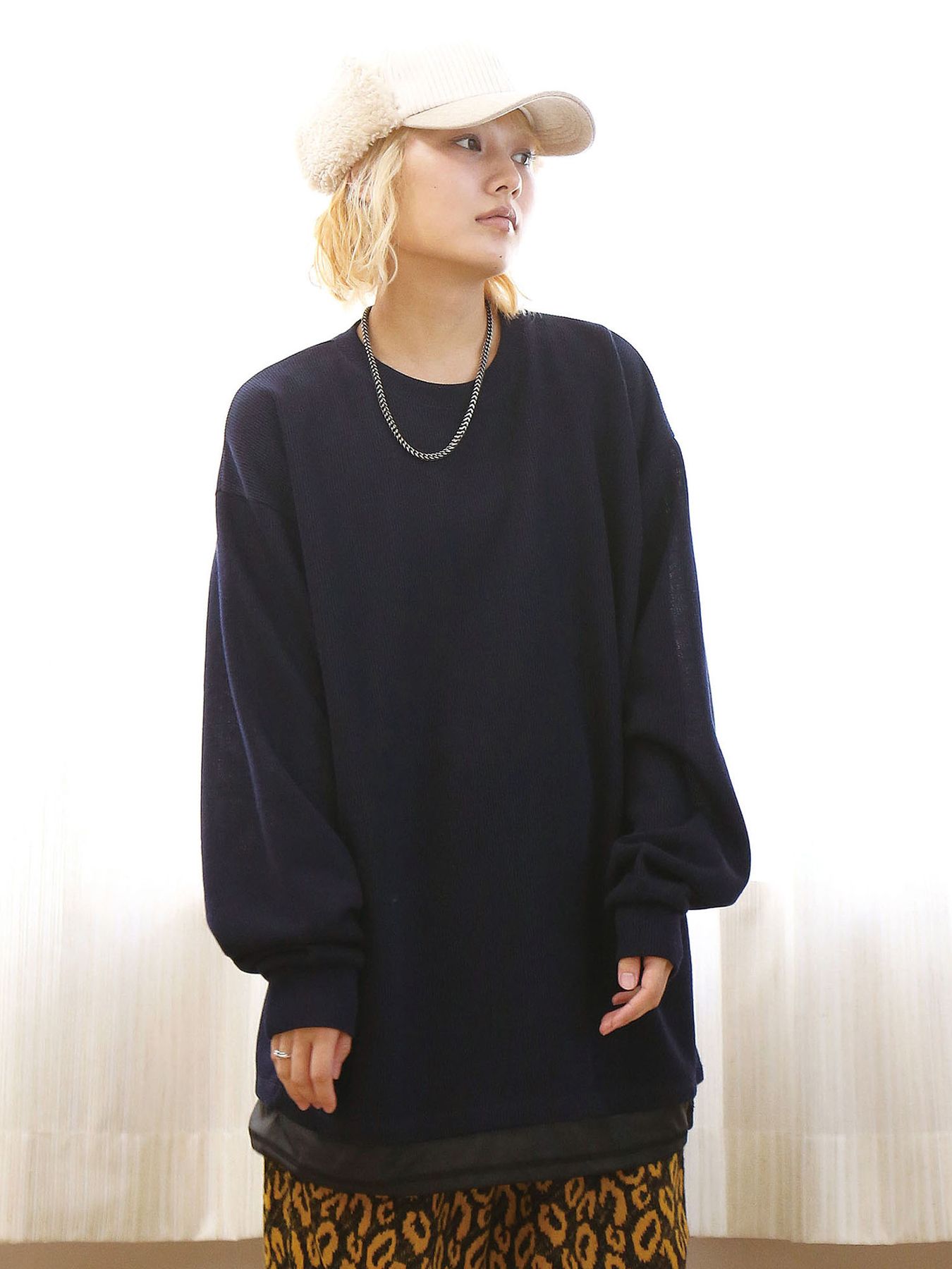 MICHELLE-BOA CAP / IVORY【QUOLT】