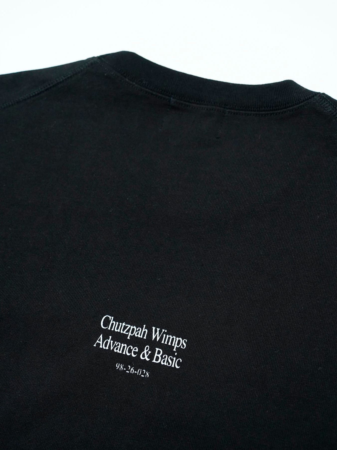 【予約品 11月9日(月) 締切】HEAVYJERSEY Chipped / ヘビーオンスジャージー Tシャツ / ブラック