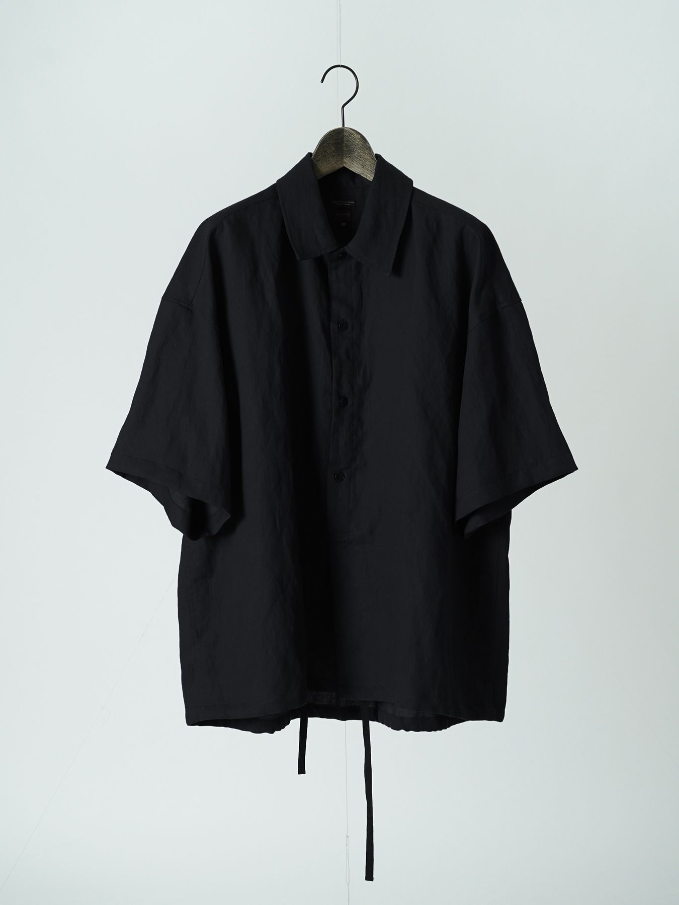 【予約品 5月6日(水) 締切】PLISSE-SHIRTS / ワークシャツ / ブラック