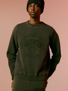 COLLEGE PRINT SWEAT / カレッジ プリント スウェット / ブラウン