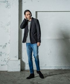 《予約11月17日19時締め》 GARY JACKET / テーラードジャケット / ブラック