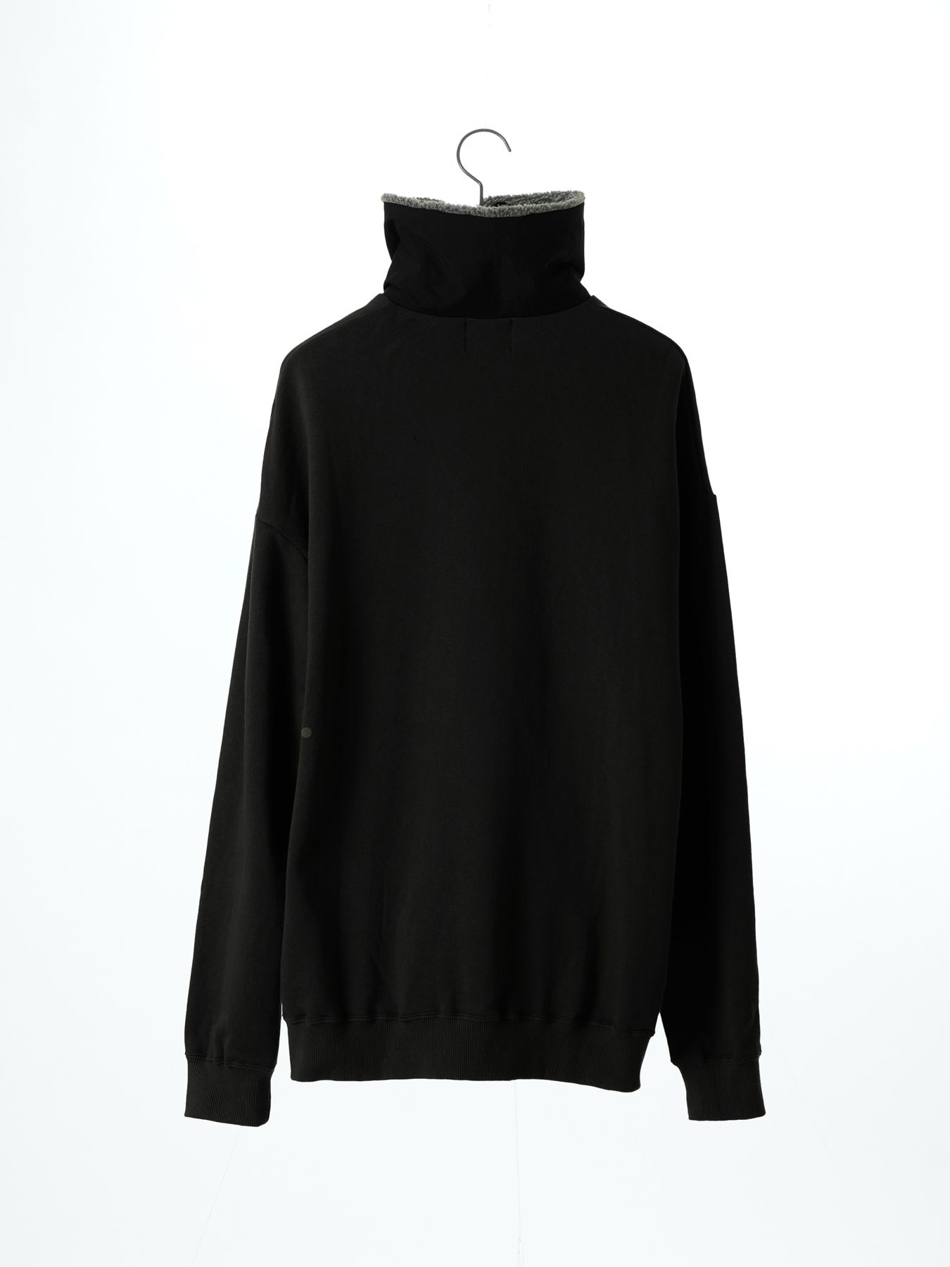 【予約品 】TEXUNION / ボアジップアップ スウェット / ブラック