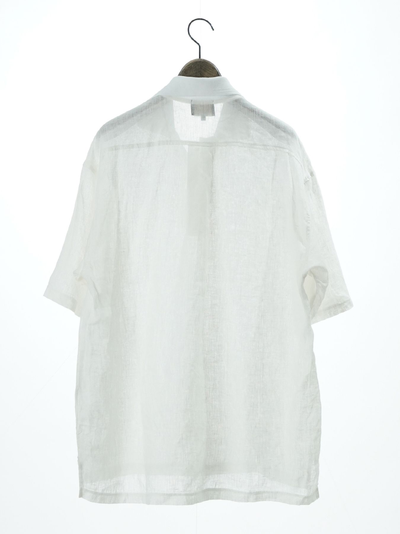 【予約品 11月23日(日) 締切】LINENSHEER POLO / リネン ポロシャツ / WHITE