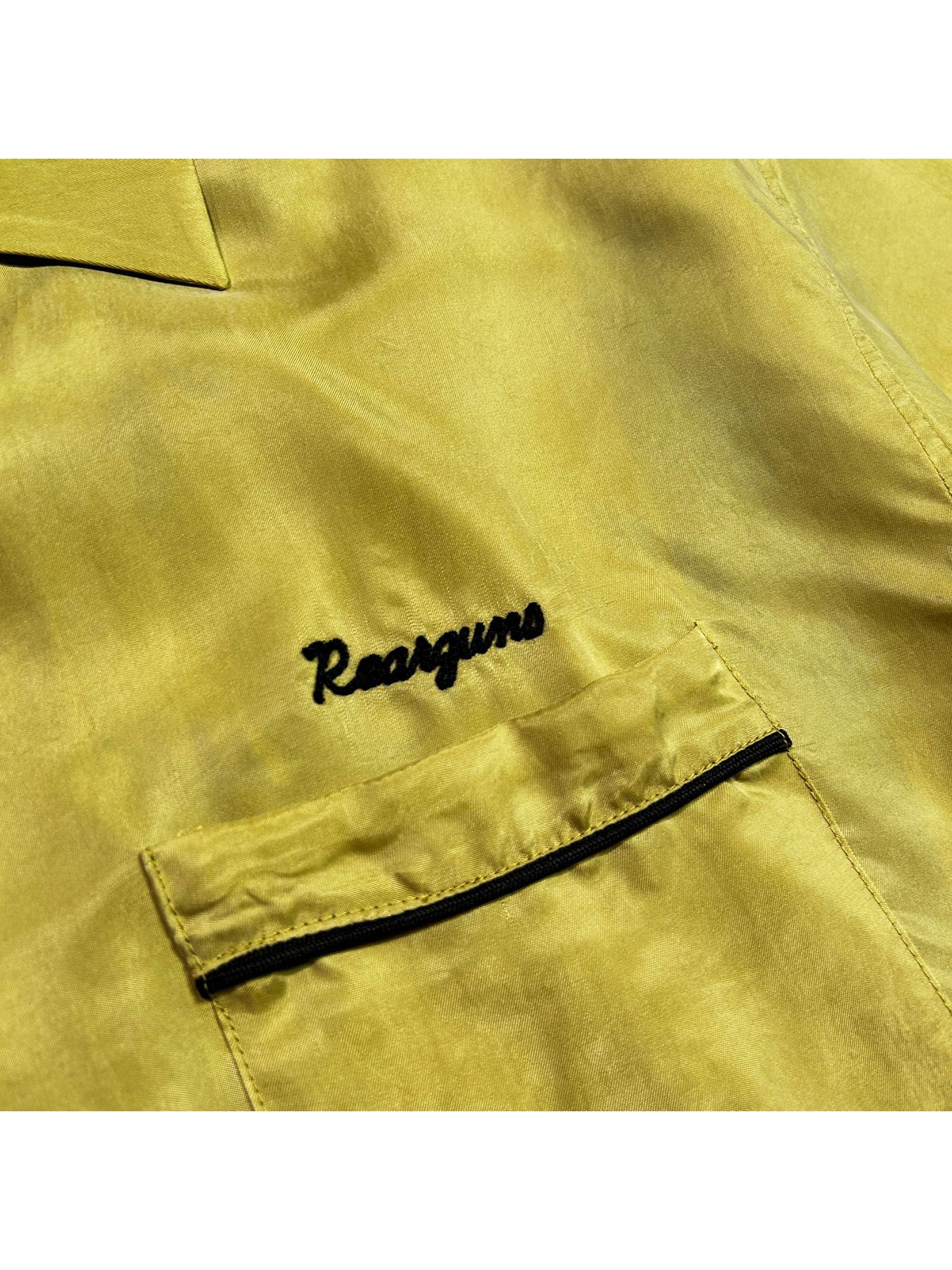 【予約品 8月10日(日) 締切 】BOWLING SHIRT EMBRO / ボーリング シャツ / チェーン刺繍 マスタード