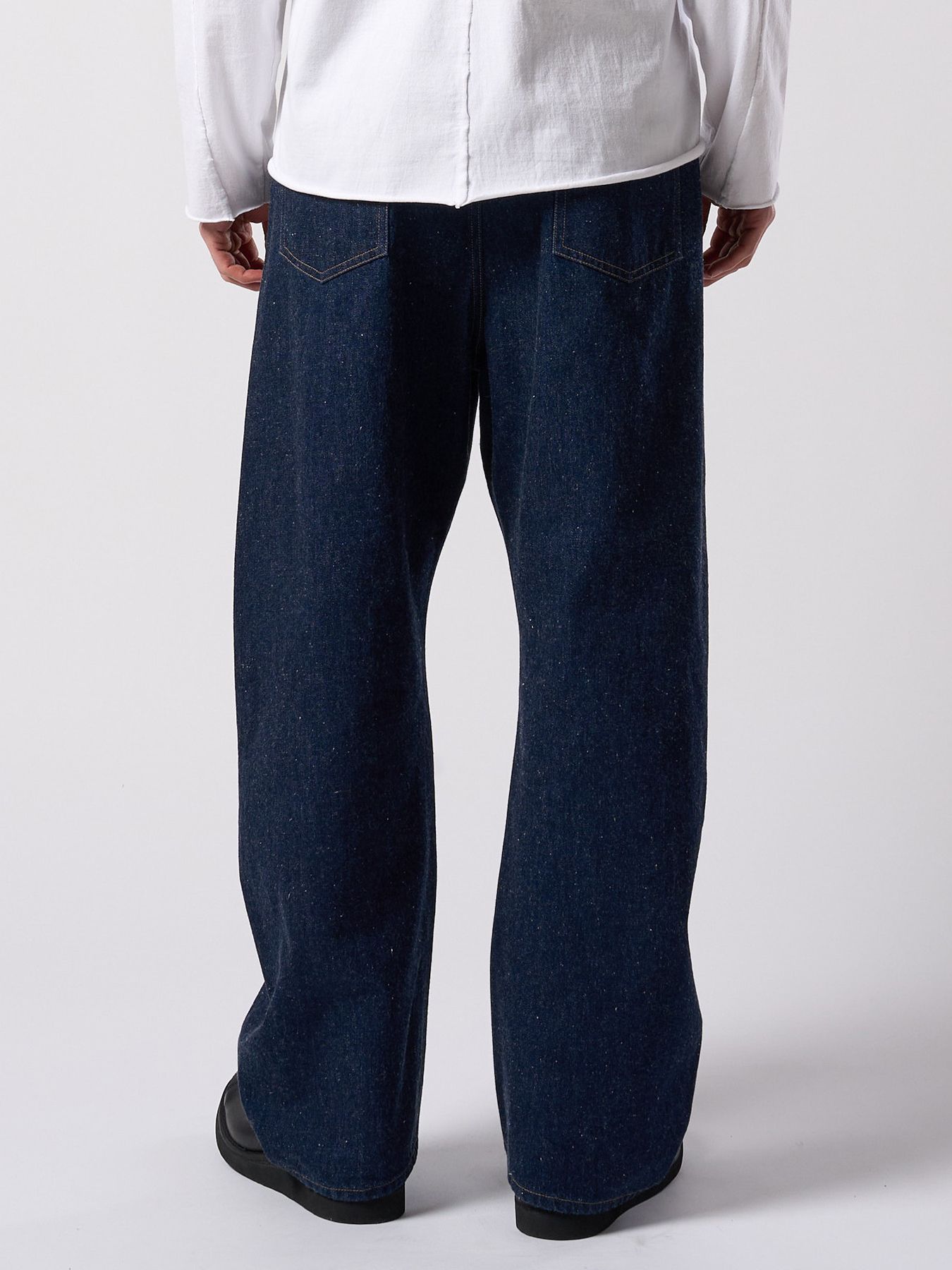 【予約品 4月19日(日) 18時締切】wide banana denim(OW)  / ワイドバナナデニム ワンウォッシュ / インディゴ