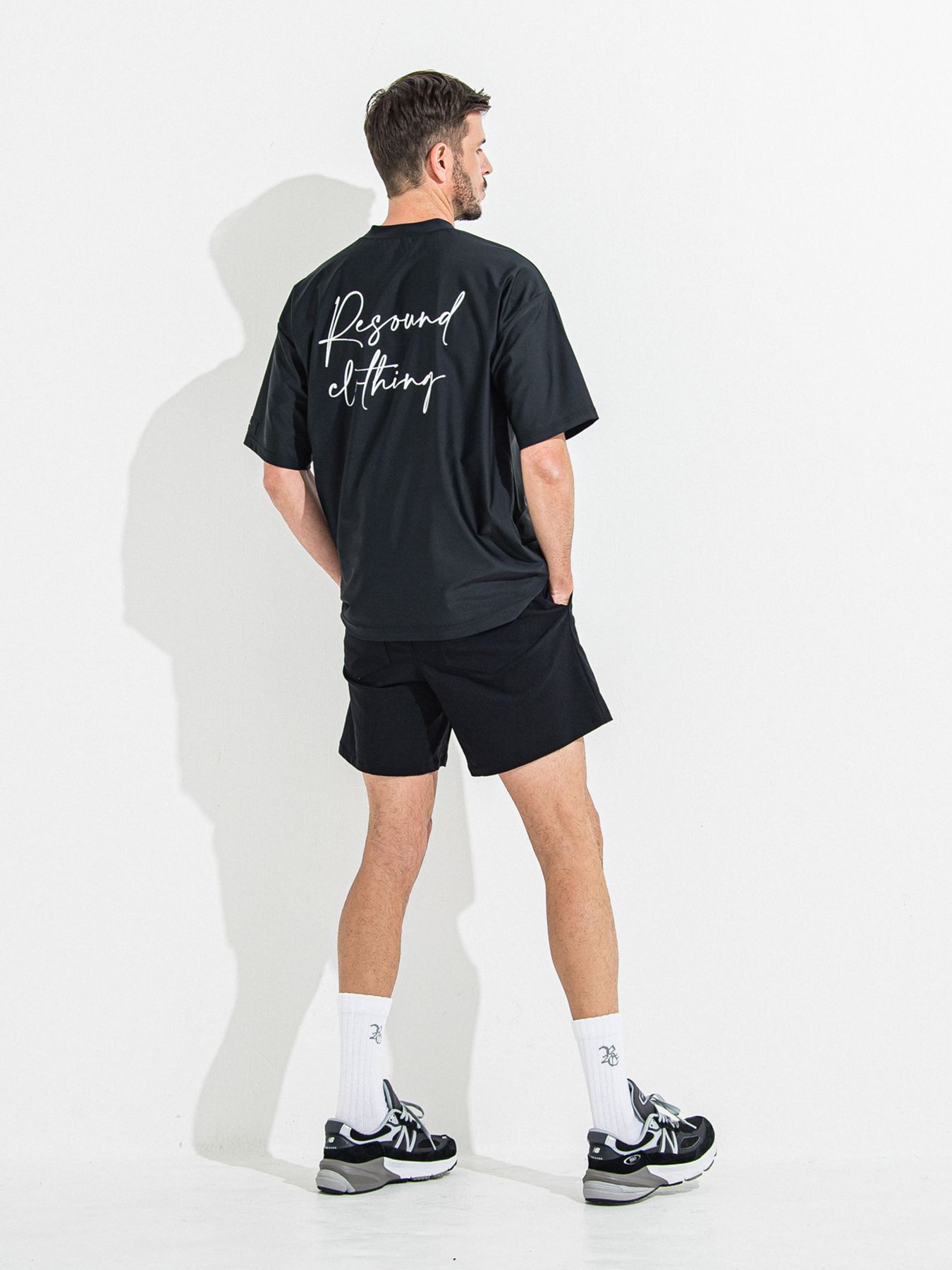 【予約品 】TV NYLON SHORTS / ティーヴィーナイロンショーツ / ブラック