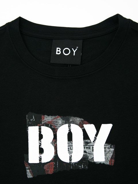 COLLAGE GRAPHIC TEE / Tシャツ / ブラック 【BOY LONDON】