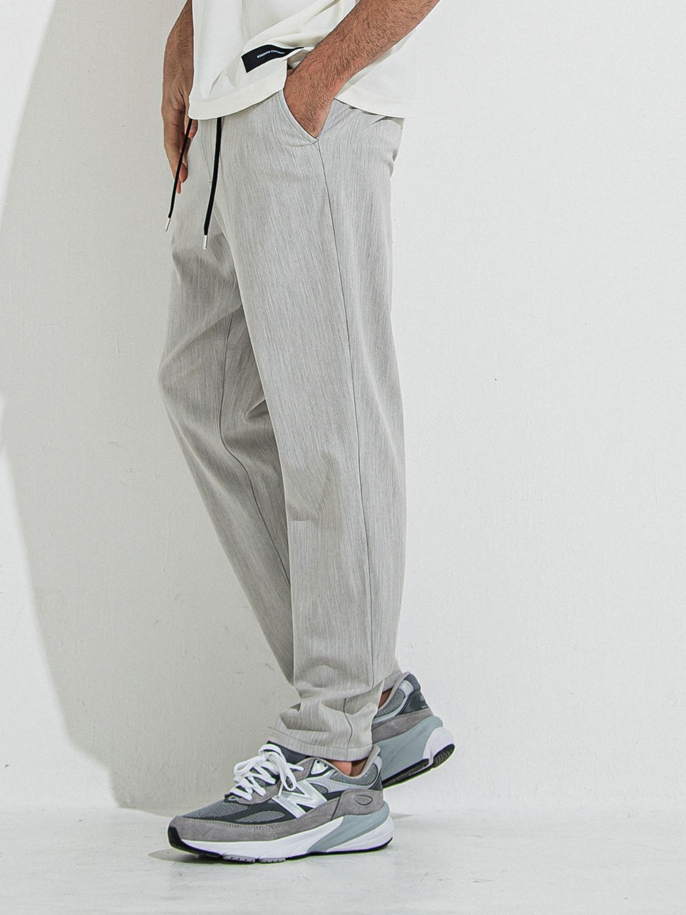【予約品 】PAT WIDE EASY PANTS / パットワイドイージーパンツ / グレー