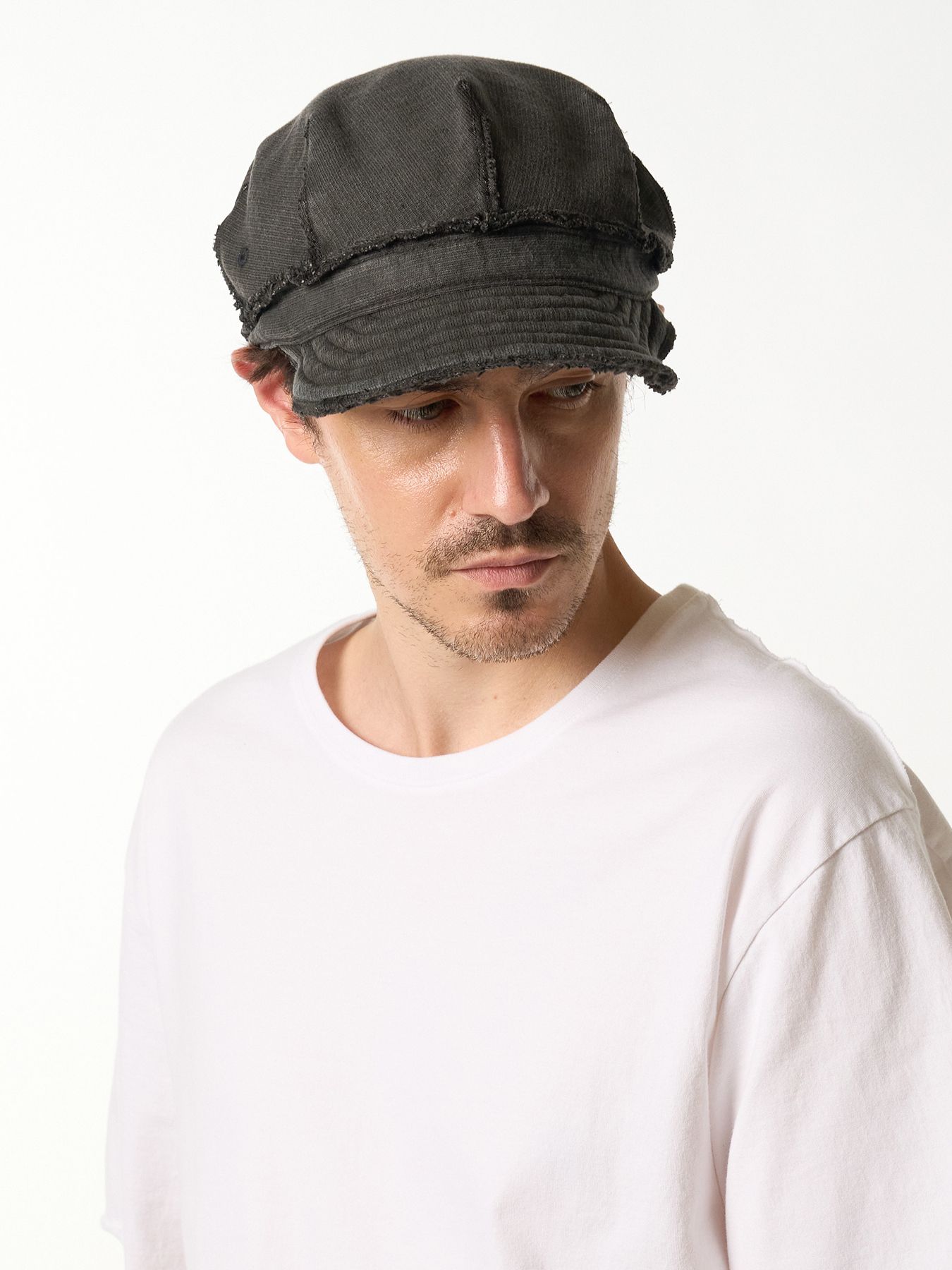 【予約品 9月23日(火) 締切】jersey engineer cap / ジャージー エンジニアキャップ / チャコール