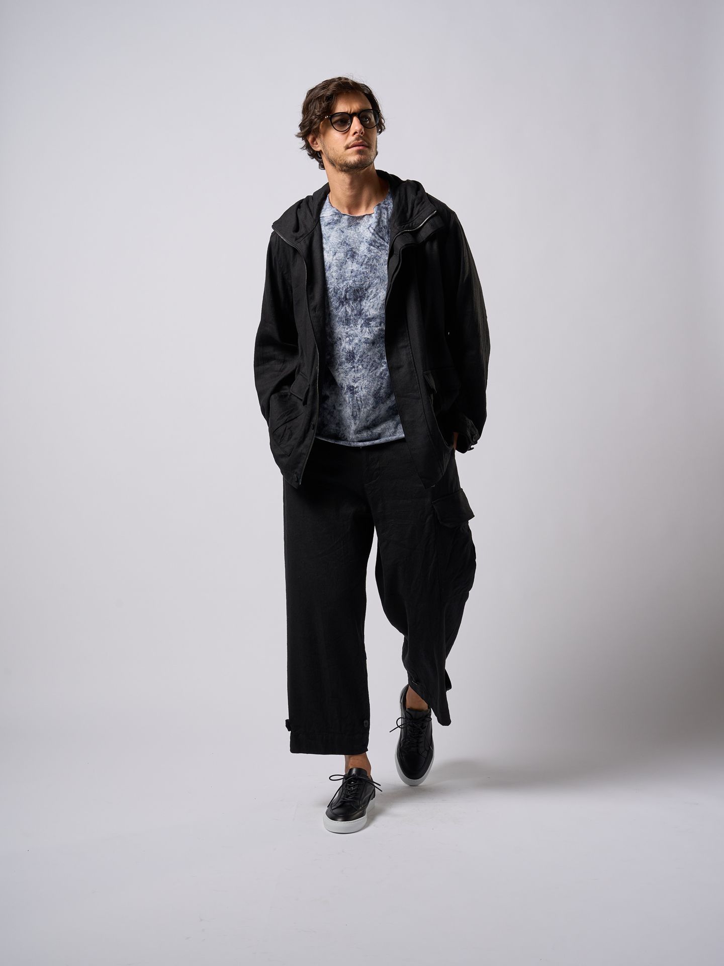 spec dye cut-off S/S  / Tシャツ / ネイビー