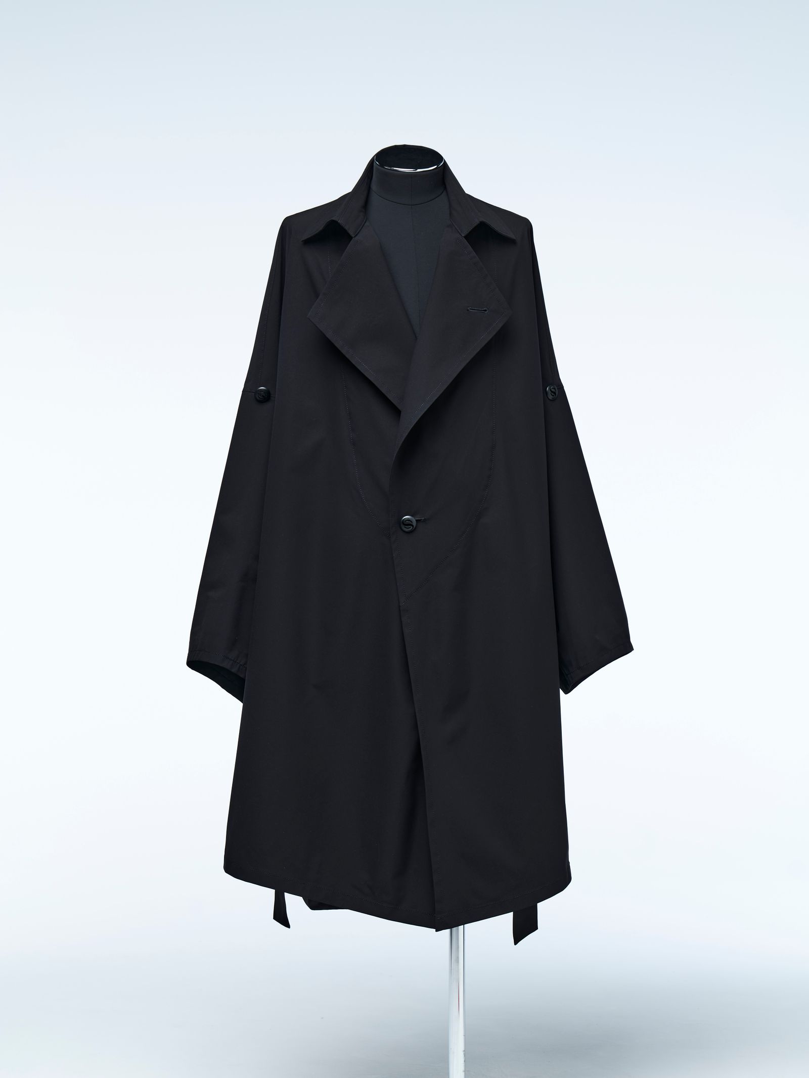 《予約品4月23日18時締め》 HAORI-TrenchCollar / カーディガン  / ブラック 【THE ONENESS】 7月中入荷予定