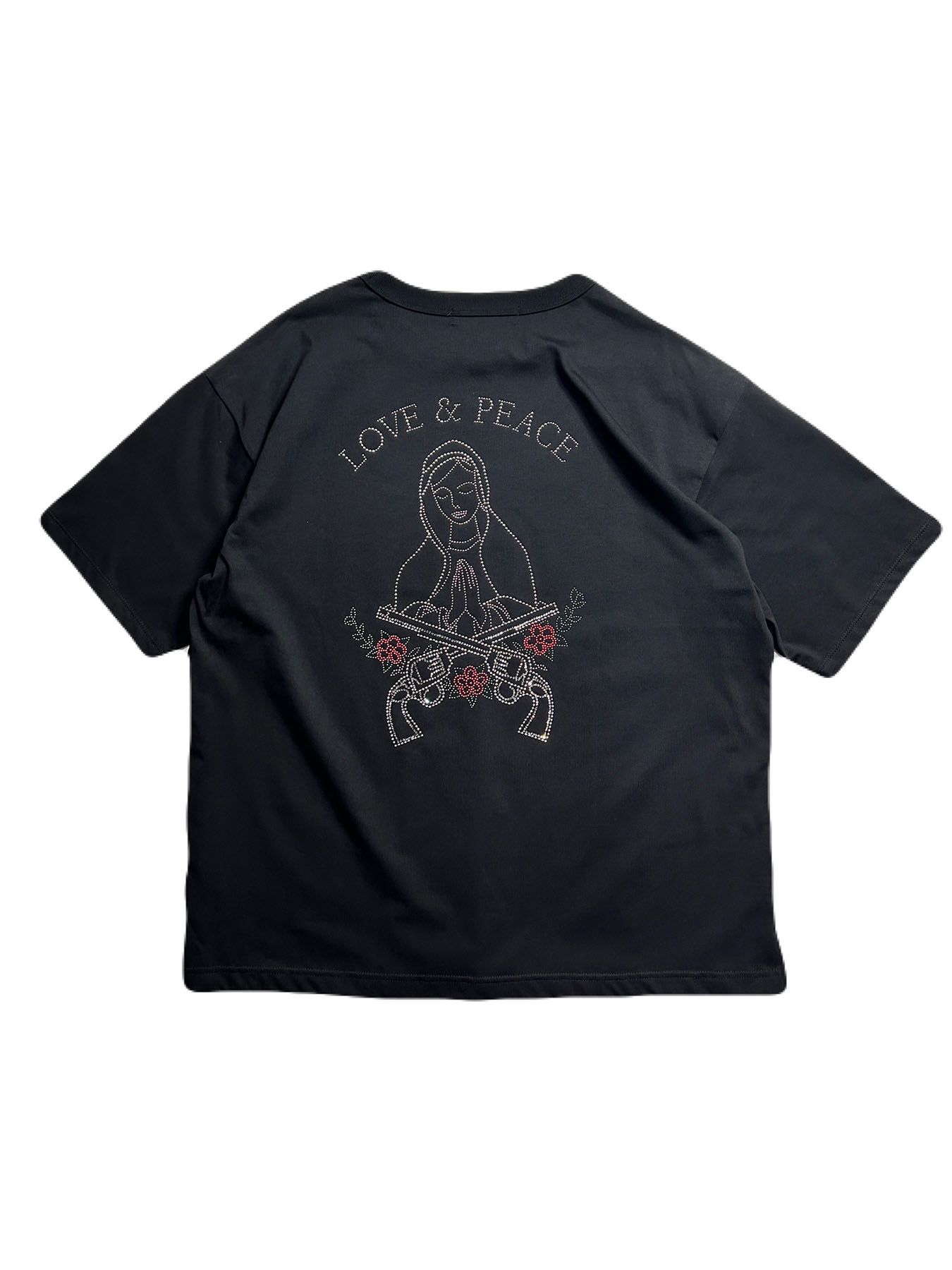 【予約品  】MARIA METAL S/S T / マリア メタル Tシャツ / クリスタル メタル ブラック