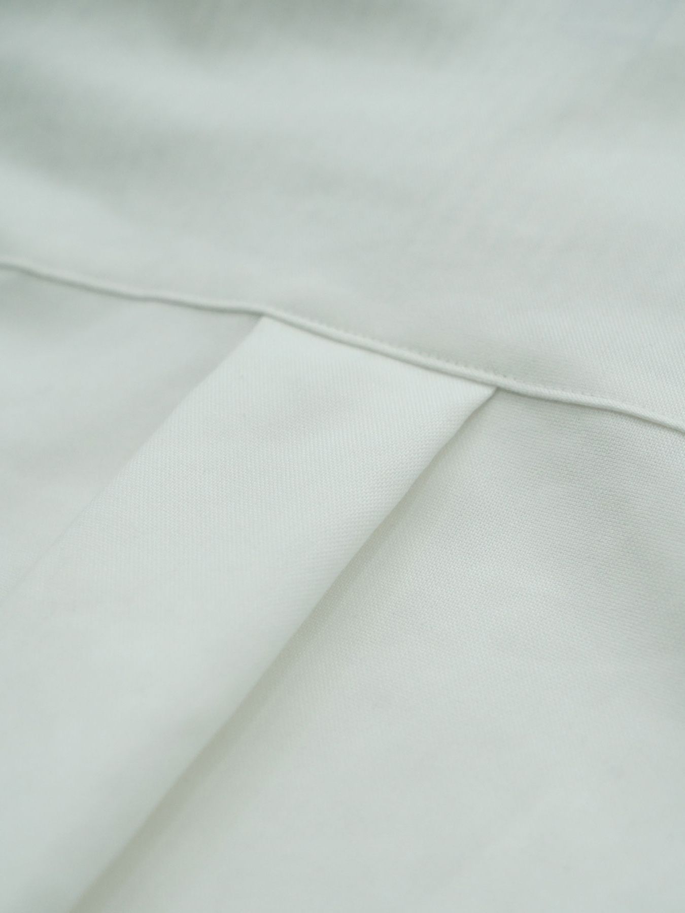 【予約品 11月23日(日) 締切】MINIMALPULLOVER / プルオーバーシャツ / WHITE