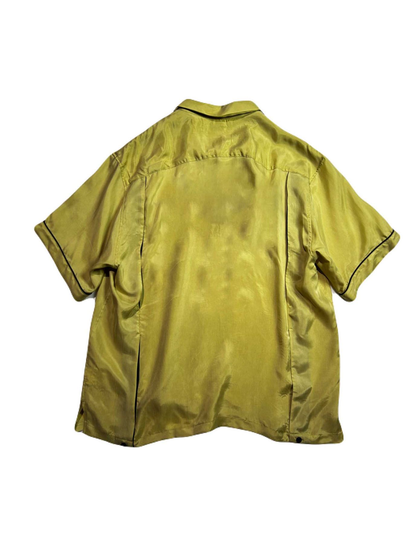 【予約品 8月10日(日) 締切 】BOWLING SHIRT CRY / ボーリング シャツ / クリスタル マスタード