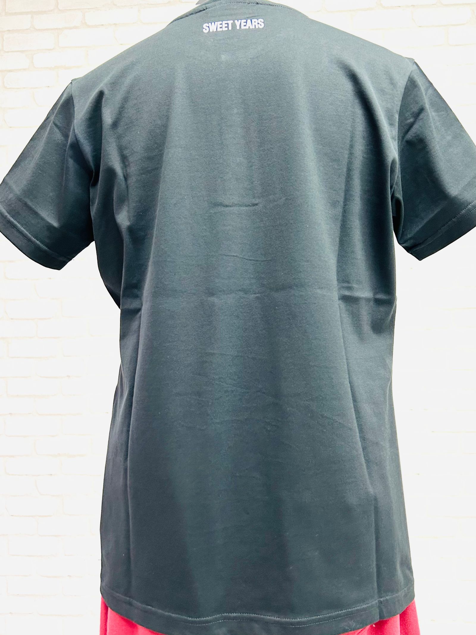 ヘンリーネック ♥ハートTシャツ / NERO 【SWEET YEARS】