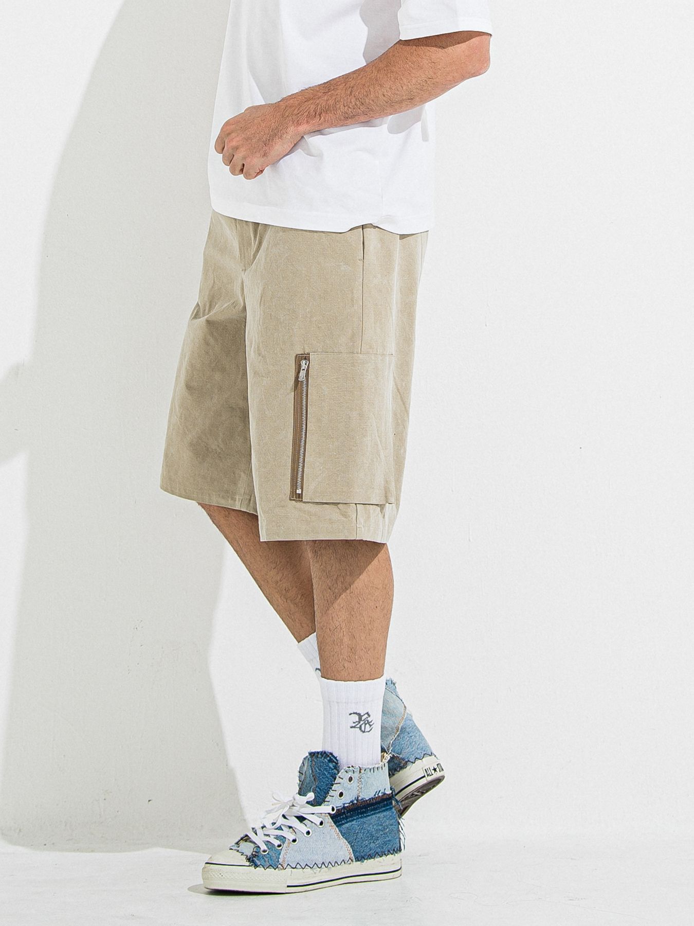 【予約品 】DAVID CARGO HALF PANTS / デヴィッドカーゴハーフパンツ / ヴィンテージベージュ