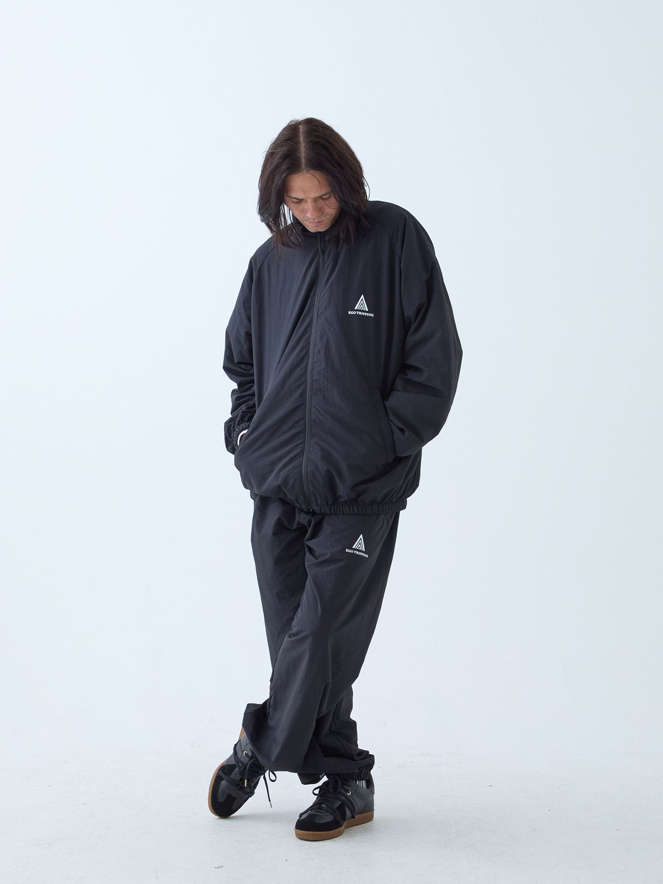 【予約品 7月5日(日) 締切】DAYGLYDE TRACKPANTS / ナイロンパンツ / ブラック